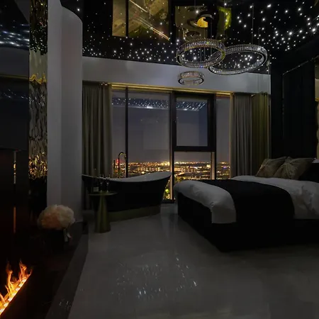 Goldstar Apartament- Wanna Z Widokiem, 19 Pietro, Hanza Tower Apartment *