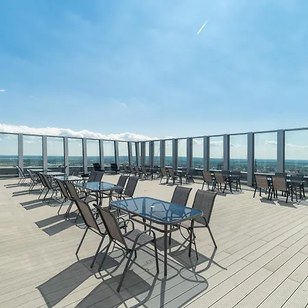 公寓 Goldstar Apartament- Wanna Z Widokiem, 19 Pietro, Hanza Tower 什切青