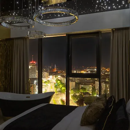 Goldstar Apartament- Wanna Z Widokiem, 19 Pietro, Hanza Tower *