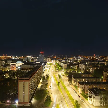 Goldstar Apartament- Wanna Z Widokiem, 19 Pietro, Hanza Tower 公寓