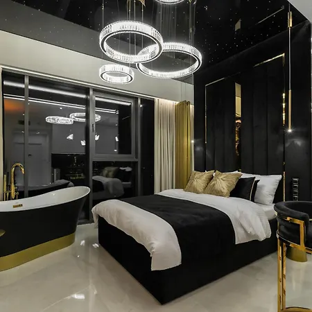 Goldstar Apartament- Wanna Z Widokiem, 19 Pietro, Hanza Tower Apartment Stettin