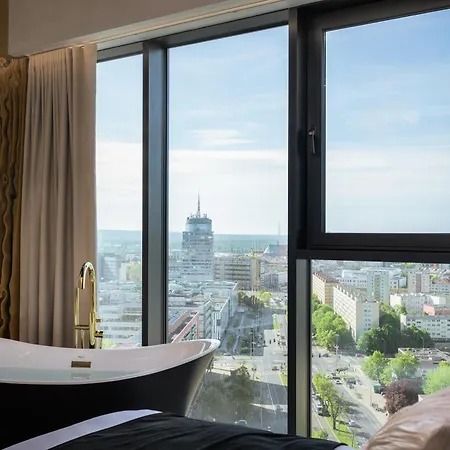 Goldstar Apartament- Wanna Z Widokiem, 19 Pietro, Hanza Tower 公寓