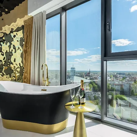 Goldstar Apartament- Wanna Z Widokiem, 19 Pietro, Hanza Tower * Szczecin