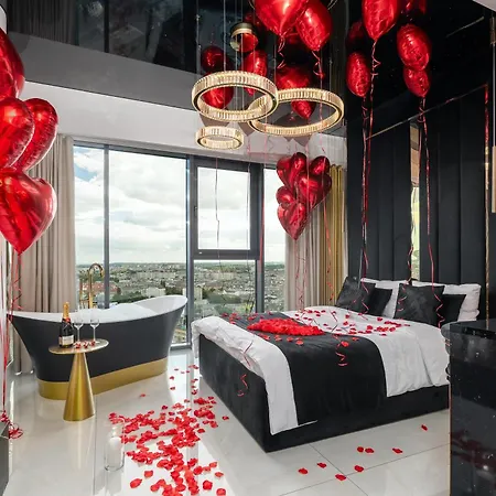 Goldstar Apartament- Wanna Z Widokiem, 19 Pietro, Hanza Tower Apartment