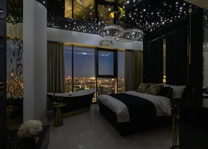 Appartement Goldstar Apartament- Wanna Z Widokiem, 19 Pietro, Hanza Tower