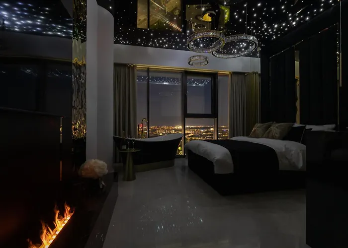 Goldstar Apartament- Wanna Z Widokiem, 19 Pietro, Hanza Tower Апартаменты *