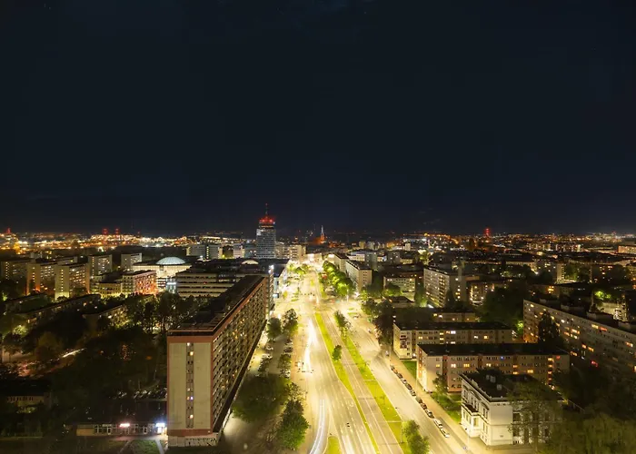 Goldstar Apartament- Wanna Z Widokiem, 19 Pietro, Hanza Tower Appartement