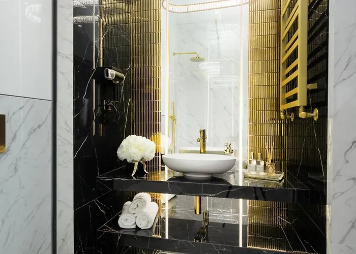 Goldstar Apartament- Wanna Z Widokiem, 19 Pietro, Hanza Tower * Щецин