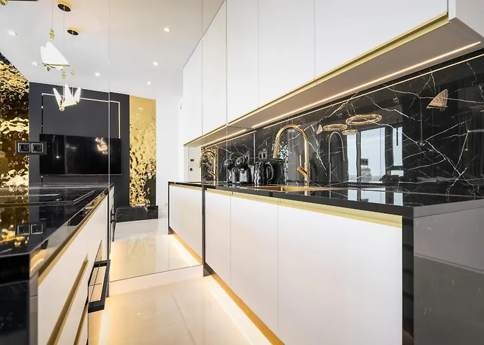 Goldstar Apartament- Wanna Z Widokiem, 19 Pietro, Hanza Tower * Щецин