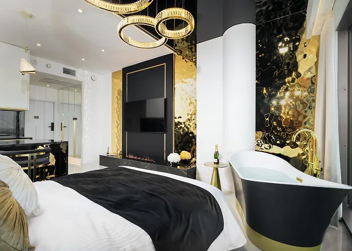 Goldstar Apartament- Wanna Z Widokiem, 19 Pietro, Hanza Tower Appartement