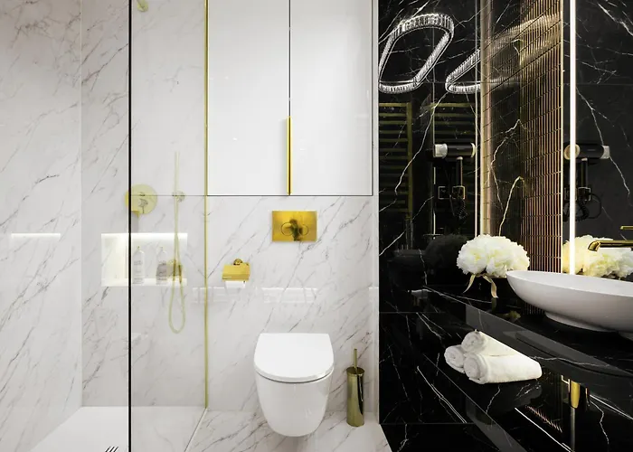 Goldstar Apartament- Wanna Z Widokiem, 19 Pietro, Hanza Tower Appartement Szczecin