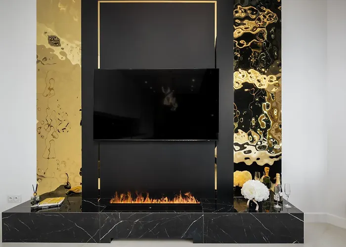 Апартаменты Goldstar Apartament- Wanna Z Widokiem, 19 Pietro, Hanza Tower Щецин