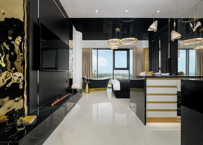 Goldstar Apartament- Wanna Z Widokiem, 19 Pietro, Hanza Tower Appartement